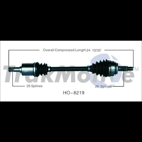 Surtrack Axle Cv Axle Shaft, Ho-8219 HO-8219